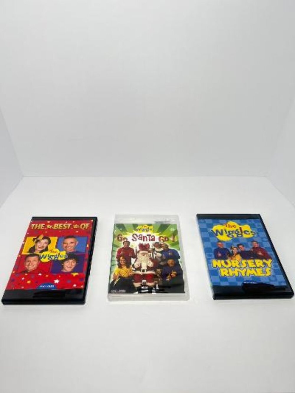 The Wiggles DVD Lot of 3 Nursery Rhymes The Best Of Go Santa Go Christmas